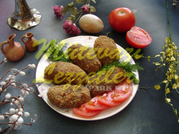 Baked Meat and Rice Croquettes