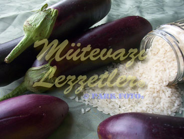 Patlıcan Pirinç (fotoğraf)