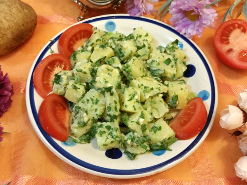 Tahinli Patates Salatası (fotoğraf)