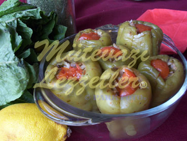 Stuffed Green Peppers With Olive Oil