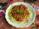 Spaghetti con sugo di Bolognese