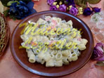 Labneli Makarna Salatası