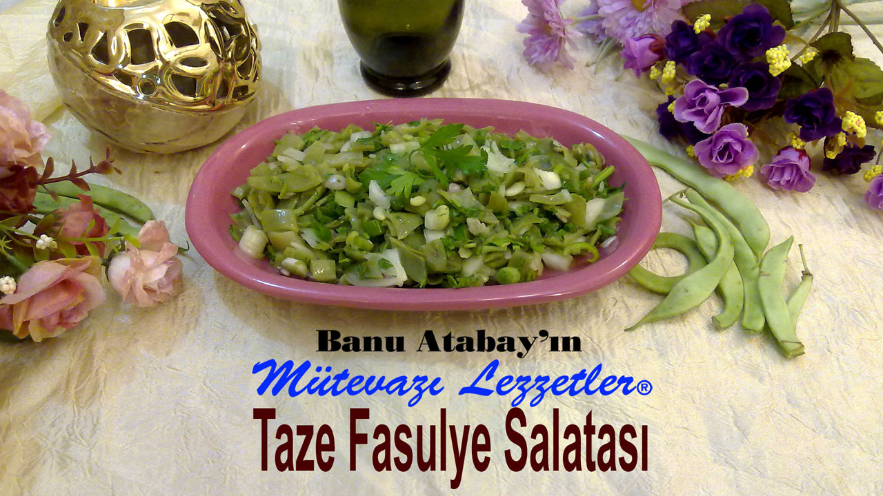 Taze Fasulye Salatası (görsel)